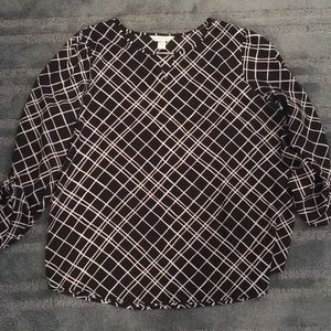 C&B Geometric Blouse